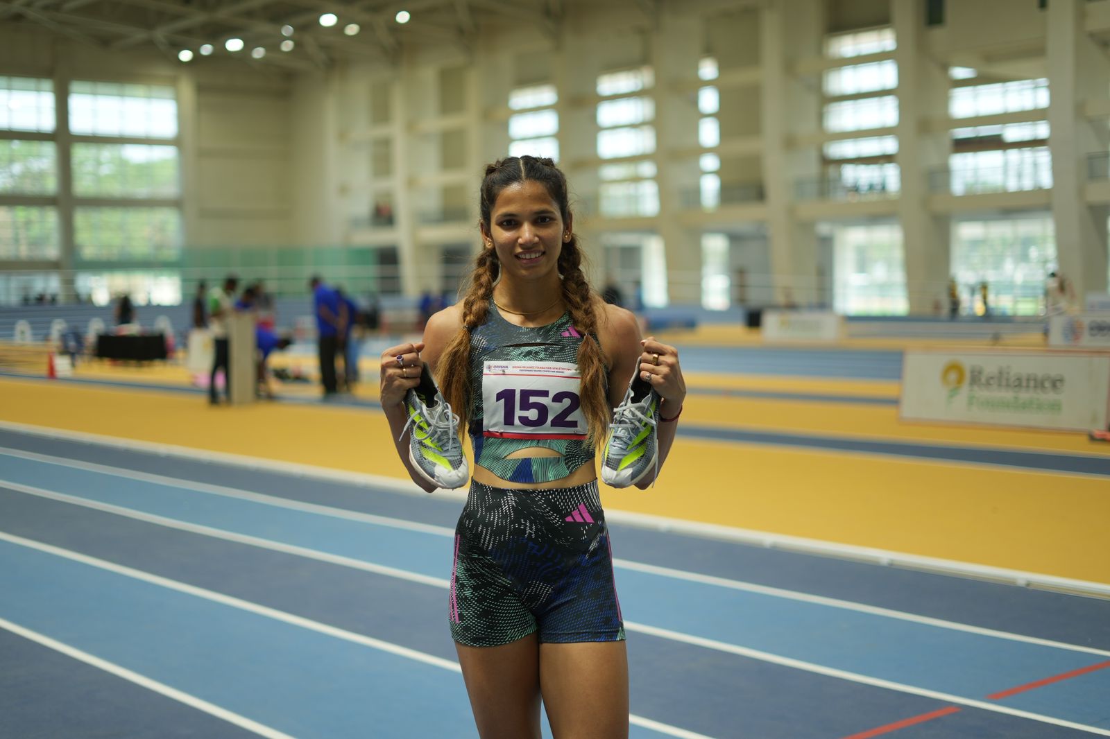 Reliance Foundation’s Jyothi Yarraji Makes History: Clinches Gold and New National Record at Asian Indoor Athletics Championships
